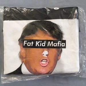 Fat Kid Mafia FKM Trump Snort Tee - Size M - New!